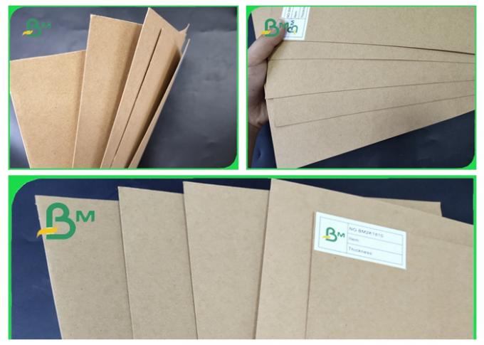 FSC 250GSM - 400GSM Craft Liner Board Brown Color 70 * 100 For Document Bags