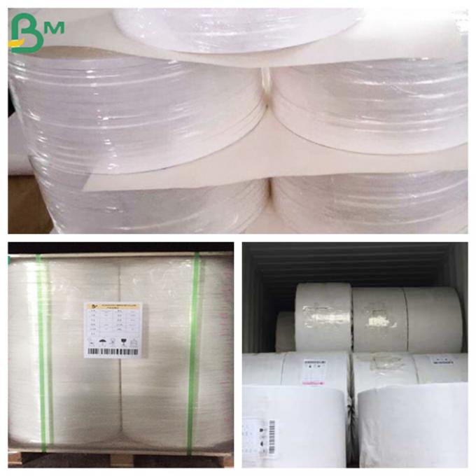 24GSM 25GSM Tobacco Wrapped Paper Good Tensile Strength Width 22 - 44MM