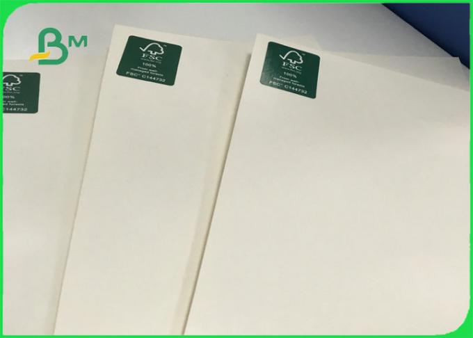 ISO9001 ISO14001 FDA SGS White PE Coated Paper Glossy Food safe Customized