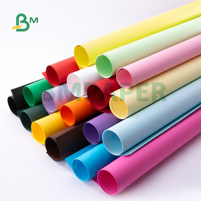 برگه کاغذ رنگی بریستول 160 گرم 180 گرم 230 گرم بدون پوشش برای بسته بندی 70x100 سانتی متر
