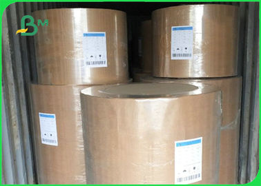 Eco Friendly Kraft Paper Jumbo Roll 120gsm اندازه سفارشی برای بسته بندی سریع غذا