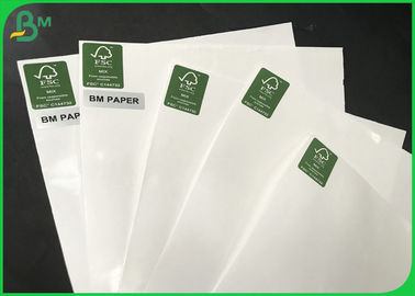کاغذ پوشش دار با پوشش ضدعفونی کننده، 160gsm + 10g یکپارچه کاغذ براق برای بسته بندی مواد غذایی