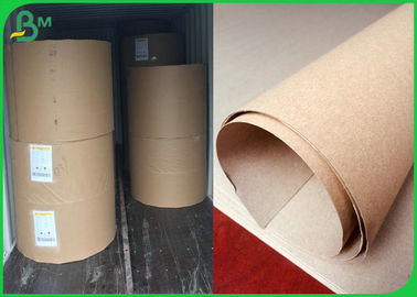 سطل صاف 300GSM براون کرافت رول کاغذ برای ساخت جعبه پیتزا