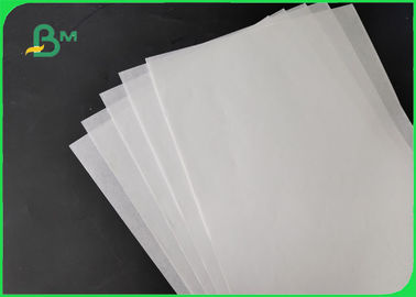 FDA و FSC 40 / 50GSM کاغذ سفید یک طرفه نیمه رسانا برای بسته بندی شکر