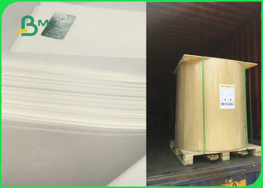 60gsm 70gsm 80gsm 120gsm سفید سفید کاغذ کرافت رول مواد غذایی غذایی امن FSC FDA EU ISO