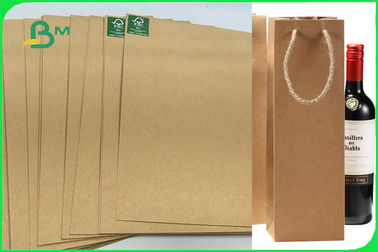 110 تا 220gsm ورق ورقه ورقه ورقه کرافت بازیافت شده برای بسته بندی FDA FSC