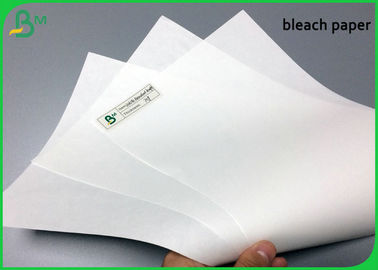 رول کاغذ سفید کننده کاملاً قابل جمع آوری 70gsm سفید برای کیسه های بسته بندی Takeaway