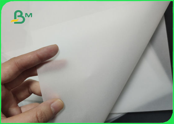 سازگار با محیط زیست رول کاغذ ردیابی سفید 83 گرم برقی برای دفتر نیمه شفاف