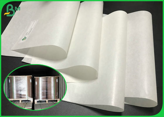 قابل چاپ 30 گرم 40 گرمی پوشش یک طرفه براق MG کاغذ رول جامبو رول برای بسته بندی مواد غذایی