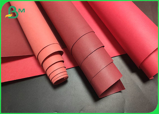 0.3 میلی متر 0.55 میلی متر قابل بازیافت قرمز کاغذ کرافت رول روس مواد قابل شستشو کیف دستی