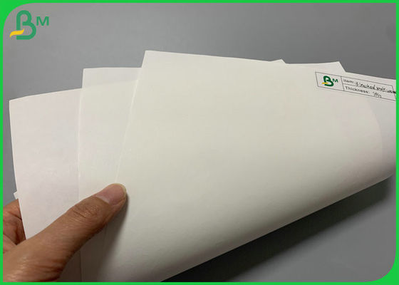 کاغذ کرافت سفید کننده 100 گرمی 120 گرمی قابل چاپ برای بسته بندی / بسته بندی 1200 میلی متر
