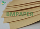 کاغذ کرافت نوار سفید نشده 70 گرمی کاغذ کرافت با مقاومت کششی مرطوب بالا کاغذ کرافت قهوه ای