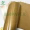 جعبه بسته بندی مواد غذایی ضد چرب قهوه ای Kraft PE پوشانده کاغذ رول