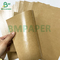 جعبه بسته بندی مواد غذایی ضد چرب قهوه ای Kraft PE پوشانده کاغذ رول