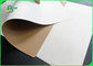 140 - 170 گرم ضخامت کاغذ یک بسته کاغذ سفید / قهوه ای کرافت برای بسته بندی