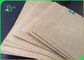 250 - 450 گرم برقی کاغذ شطرنجی FSC Natural Brown Craft Liner For Takeaway 70 * 100 سانتی متر