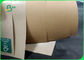 قابل تجزیه ایمنی 35 - 300gsm PE - رول کاغذ Kraft روکش شده برای جعبه مواد غذایی
