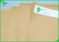 کاغذ بسته بندی مواد غذایی 40gsm 50gsm 50gsm Brown Kraft با FSC Cetified