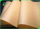 40 گرم 50 گرم کاغذ کرافت براون ویرجین برای بسته بندی مواد غذایی مقاومت در برابر اشک 1100 میلی متر