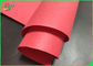 0.3 میلی متر 0.55 میلی متر قابل بازیافت قرمز کاغذ کرافت رول روس مواد قابل شستشو کیف دستی