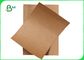 کاغذ کرافت قهوه ای 135gsm 150gsm برای بسته بندی لوازم آرایشی با دوام 760 8 880 میلی متر