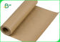 رول های کاغذ کرافت خالص 70gsm 90gsm برای بسته بندی 600 mm x 270m با دوام