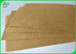 FSC 275 گرمی 375 گرمی کاغذ کرافت قهوه ای ایمن برای تهیه سالاد جعبه غذا