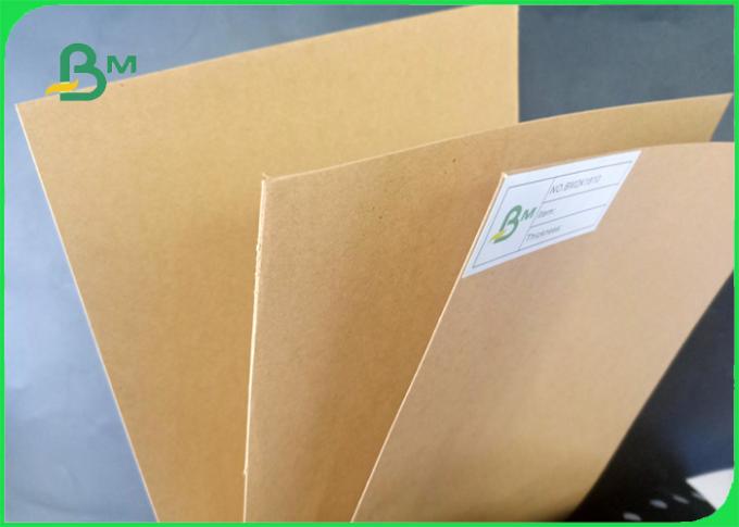 Standard size 70*100cm FSC approved natural brown craft liner board paper for bags