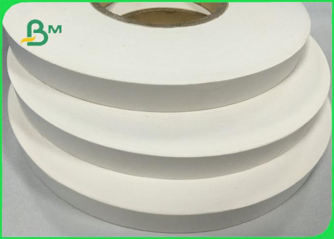 Food Grade White Straw Paper Roll Slitted for Drinking FDA FSC Certificate