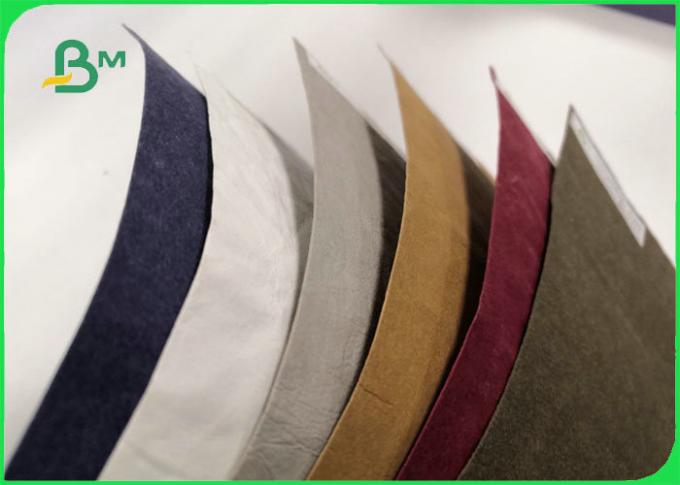 Wear - resisting Washable Kraft Paper For Backpack 0.55mm Natually Degradable