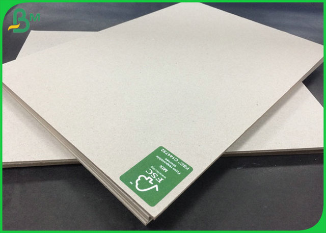 2MM 2.5MM Grey Cardboard Sheets With High Stiffiness For Printing