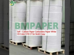 خود - کاغذ کربن کاغذ غیر کربن سفید رنگ CB CFB CF برای کپی چند