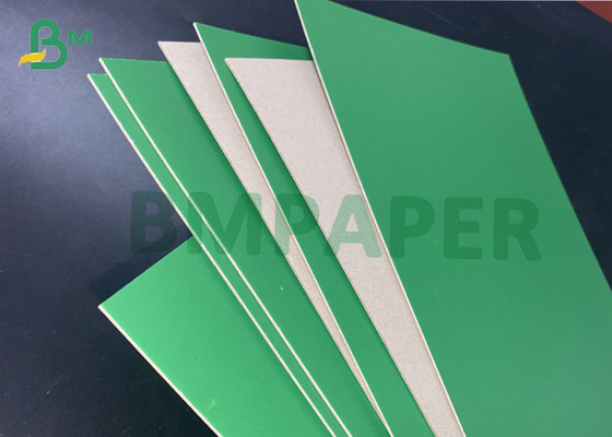 کارتن های لاکی سبز 2 میلی متری C1S مقوا خاکستری سفتی کاغذ افست