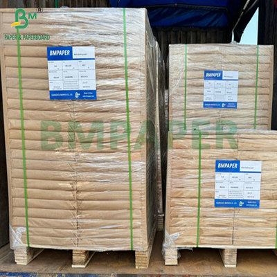 71 × 95cm 250 گرام 260 گرام رنگ طبیعی کپ های غیر سفید شده کاغذ برای فنجان
