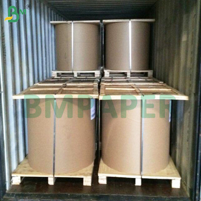35grs سفید و قهوه ای MG Kraft Paper Roll 60 سانتی متر در یک طرف درخشان
