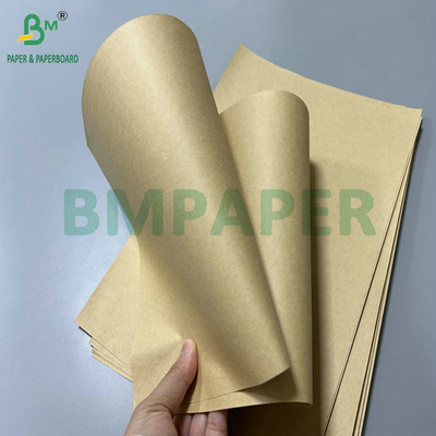 100gr 120gr کاغذ کرافت قهوه ای دو طرفه قابل چاپ برای کیسه پاکت 80cm 90cm رول