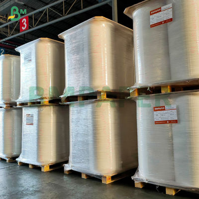 White Printable Straw Wrap Paper SGS 25gsm in Roll