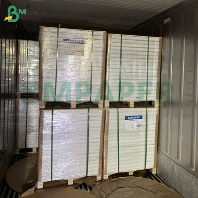 12 x 18 اینچ 300gsm 350gsm پوشش داده شده 1 صفحه کاغذ پوشش سفید برای چاپ آفست