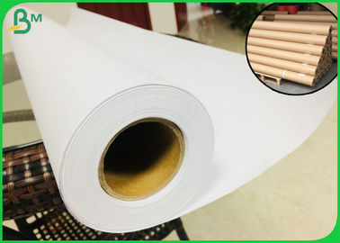 کاغذ نقشه برداری بزرگ رنگ سفید 36 × 150 CAD برای چاپگر نقشه برداری کانن