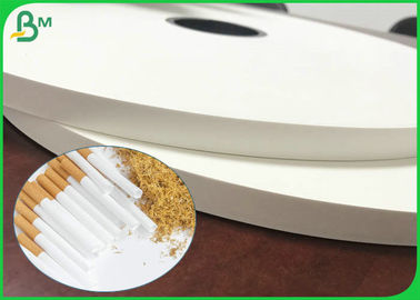 رول کاغذ سیگار با کیفیت 26gsm 28gsm مواد غذایی امن با شماره های 32mm 35mm 28mm