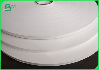 کاغذ کرافت سفید رول 28gsm کاغذ بسته بندی درجه غذایی 25mm عرض