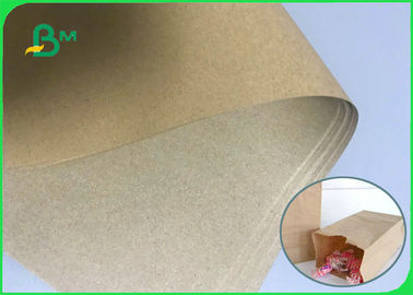 80 گرم 120 گرم کاغذ کرافت قهوه ای بازیافت خمیر کاغذ برای کیسه مواد غذایی