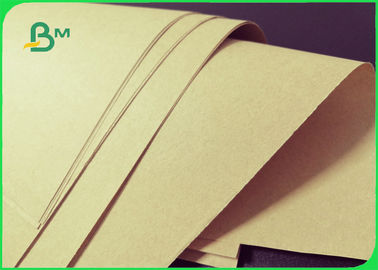رول کاغذ بسته بندی شده بافی بامبو 70gsm قهوه ای با کاغذ مخصوص بسته بندی سازگار با محیط زیست