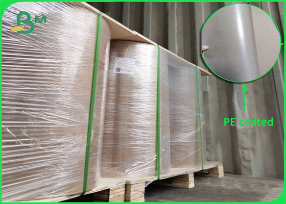 رول کاغذ کرافت قهوه ای PE پوشش یک طرفه 80gm