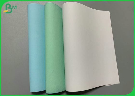 کاغذ کپی بدون کربن 80 گرمی دوبلکس A4 قلم چاپ سفید / قرمز / آبی