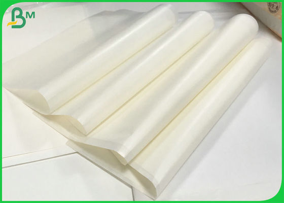 کاغذ کرافت سفید 45 گرم خدمات غذایی برای بسته بندی ساندویچ Hamberger ضد روغن