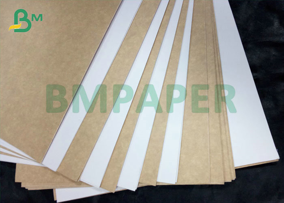 کاغذ پشت کرافت با روکش سفید 350 گرمی قابل چاپ برای جعبه بسته بندی مواد غذایی با کیفیت بالا