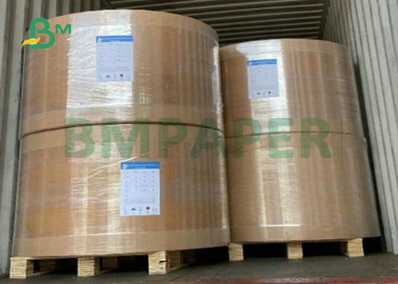 کاغذ بلوکور C2S با رنگ سفید بالا 71 سانتی متر و 72 سانتی متر عرض قرقره 280 گرم در متر و 300 گرم بر ثانیه برای کارت های بازی