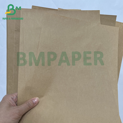 مقاومت بالا خوب کشش 70 90 GSM کاغذ کرافت قهوه ای مقاومت در برابر انفجار