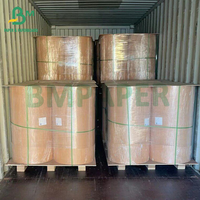 مقاومت بالا خوب کشش 70 90 GSM کاغذ کرافت قهوه ای مقاومت در برابر انفجار